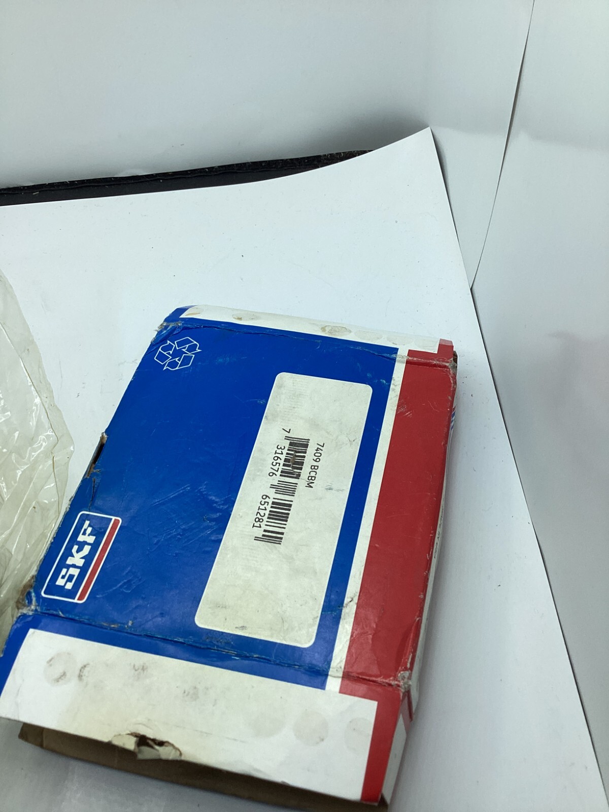 SKF Genuine 7409 BCBM Single Row Angular Contact Ball Bearing Machined Brass