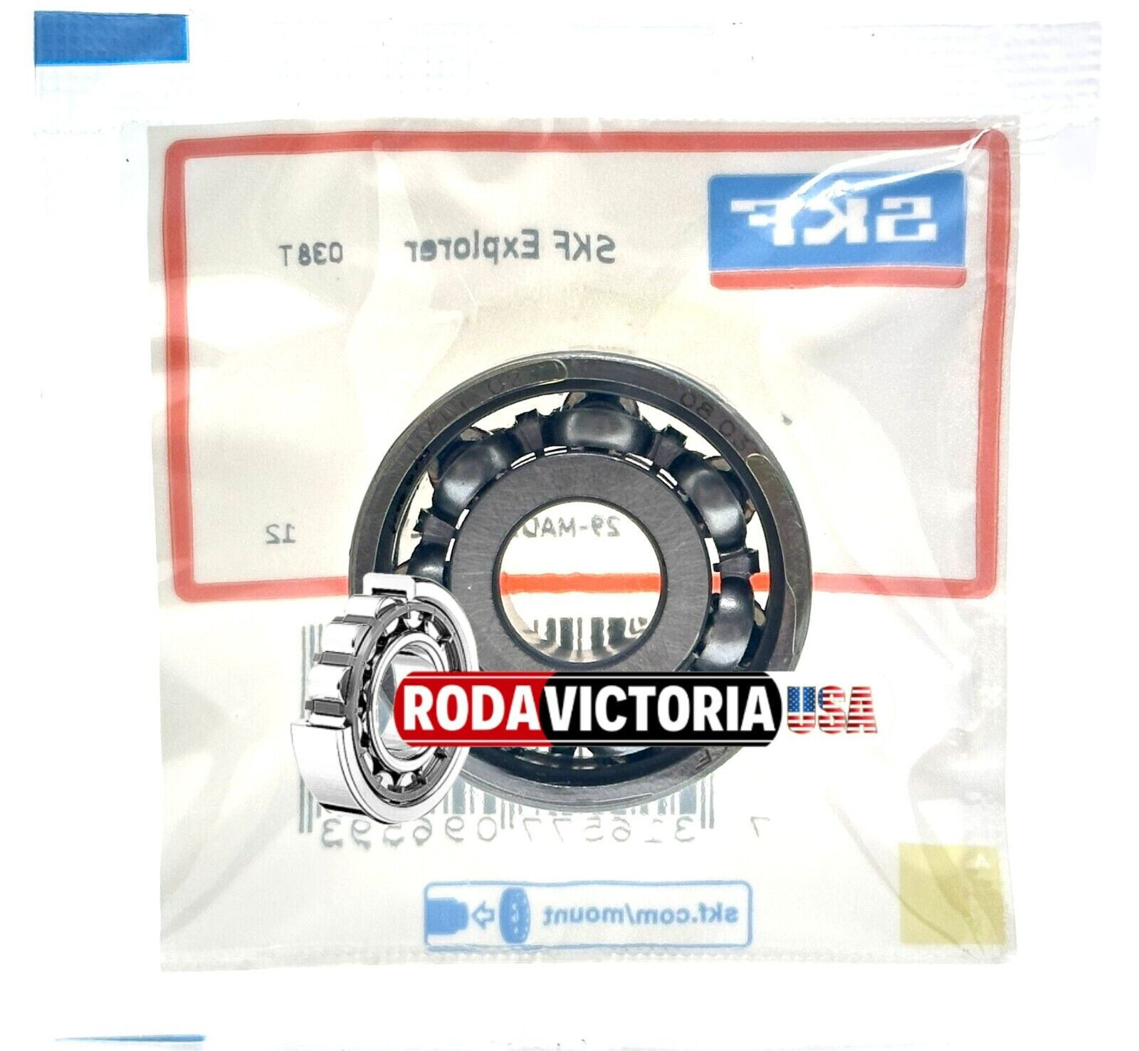 SKF 629 C3 DEEP GROOVE BALL BEARING, OPEN TYPE, NO SEALS 9x26x8mm