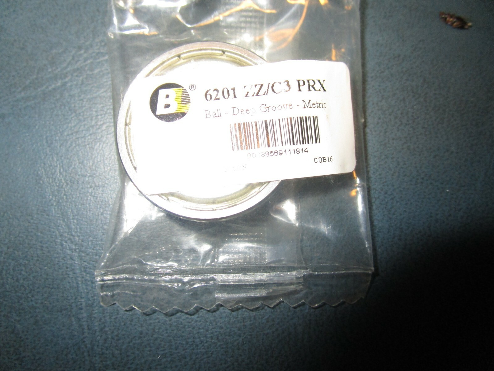 (3) 6201 ZZ 12mm Borex32mm OD x 10mm W Single Row 2 Metal Shield Radial Bearing