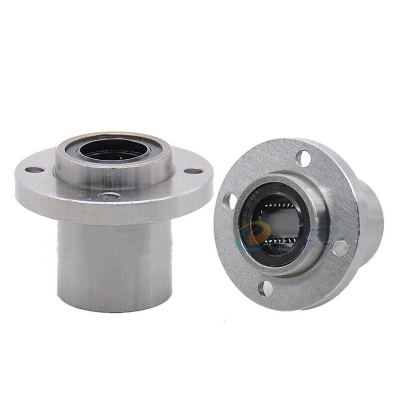 Round Flange Router Shaft Linear Bushing Bearings LMFP Series Shaft dia. 6-60mm
