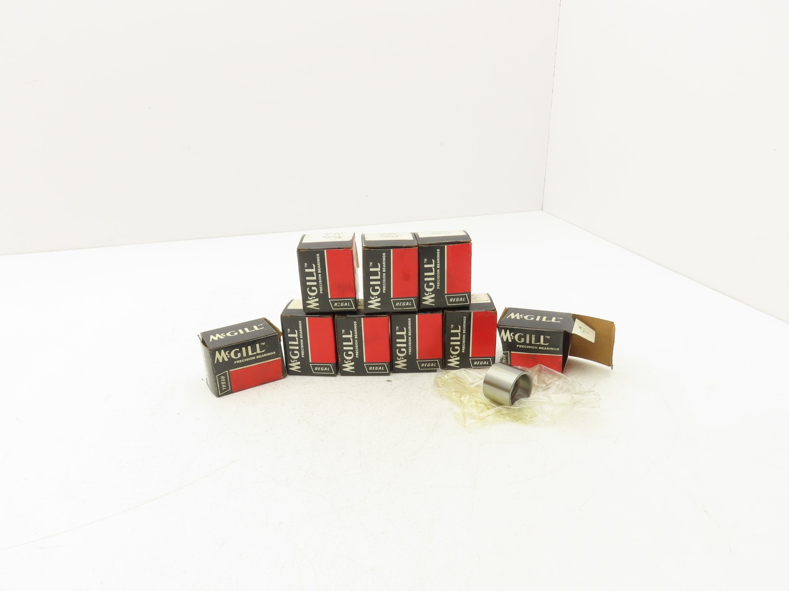 McGill MI 16 N Inner Race Only for Needle Bearing 1″ Bore x 1-1/8 OD Lot of 9