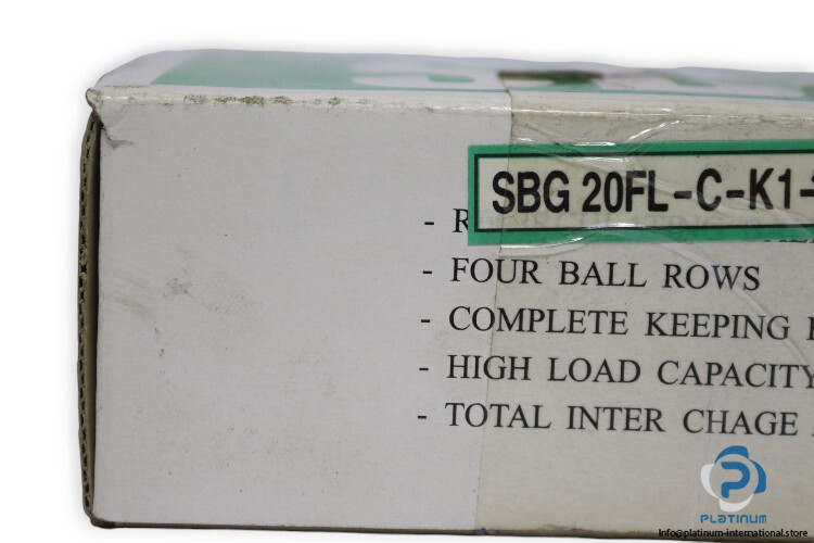 SBC SBG 20FL-C-K1 LINEAR GUIDEWAY BLOCK_ SBC SBG20FLCK1