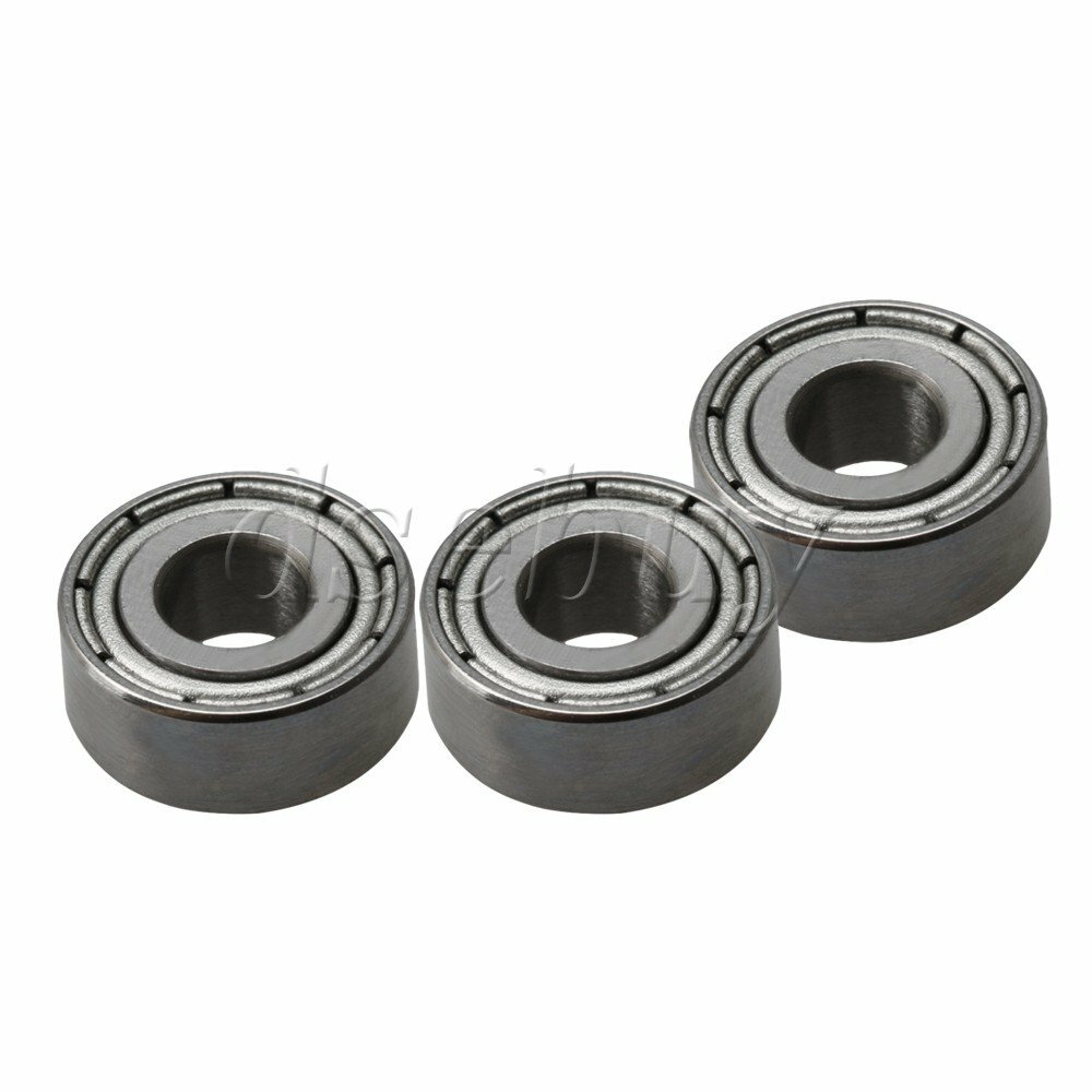4x10x4mm MR104ZZ Bearing Steel Metal Miniature Micro Ball Bearing Pack of 10