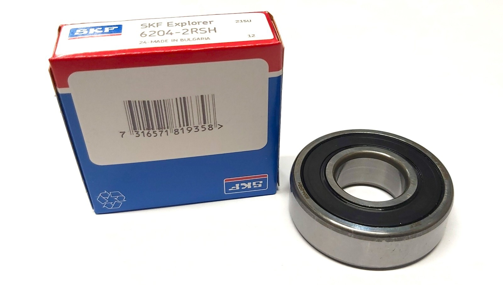 Lot of 10 pc. SKF 6204-2RSH Deep Groove Bearing 20X47X14mm