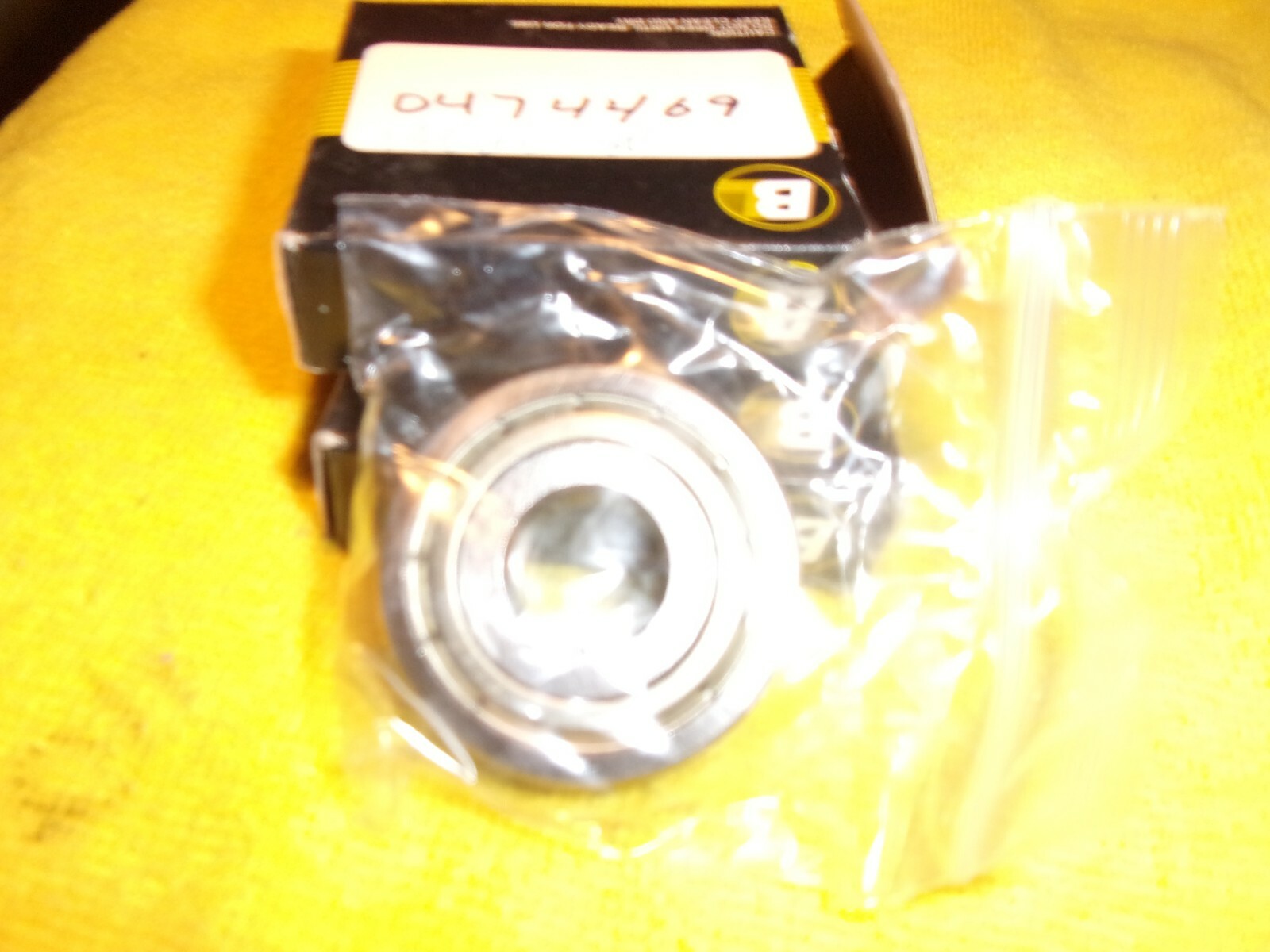 (2) 1633 ZZ 0.6250″ Bore x 1-3/4″ OD x 1/2″ W Radial Ball Bearing