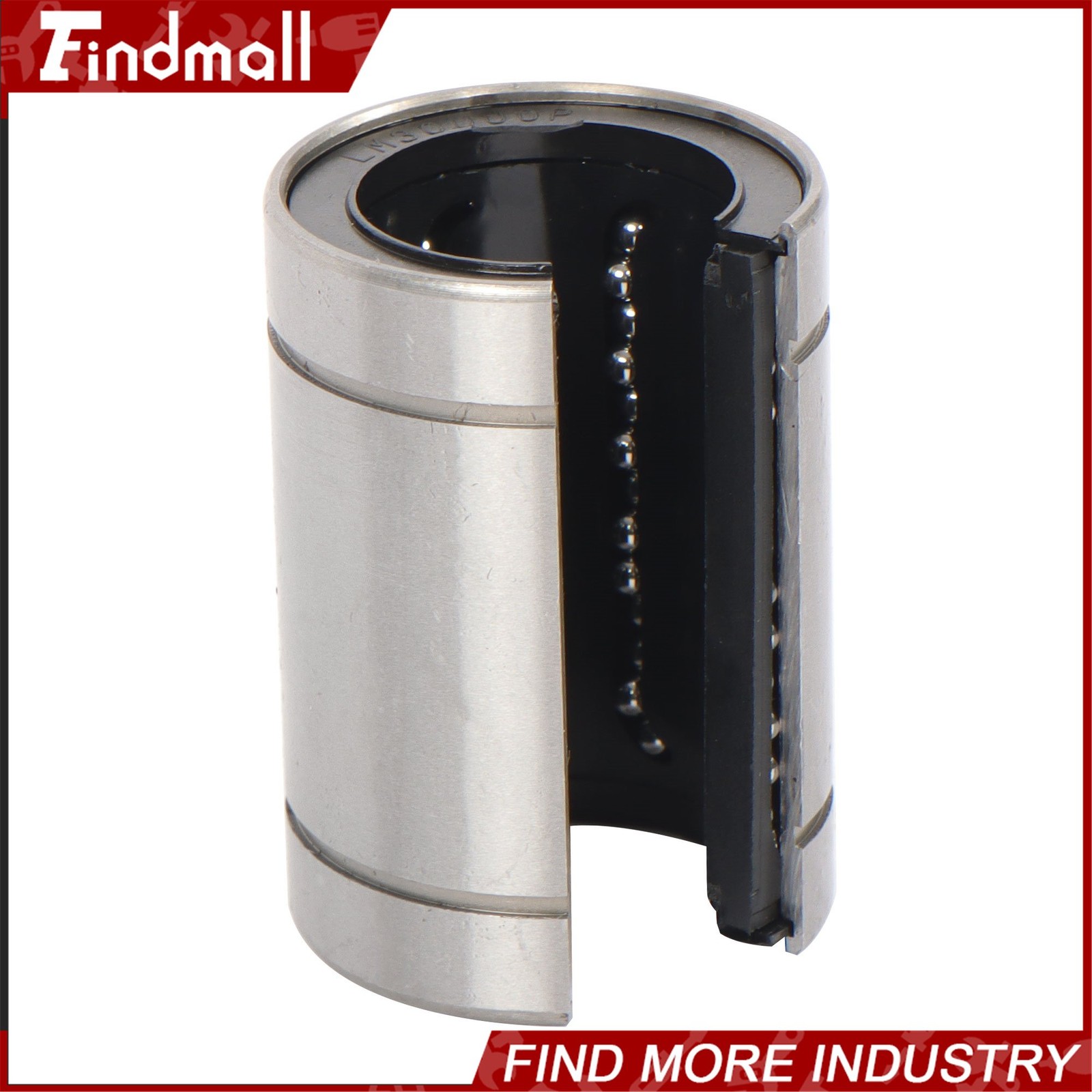Findmall 4pcs LM30UUOP Open Linear Ball Bearings 30x45x64mm CNC