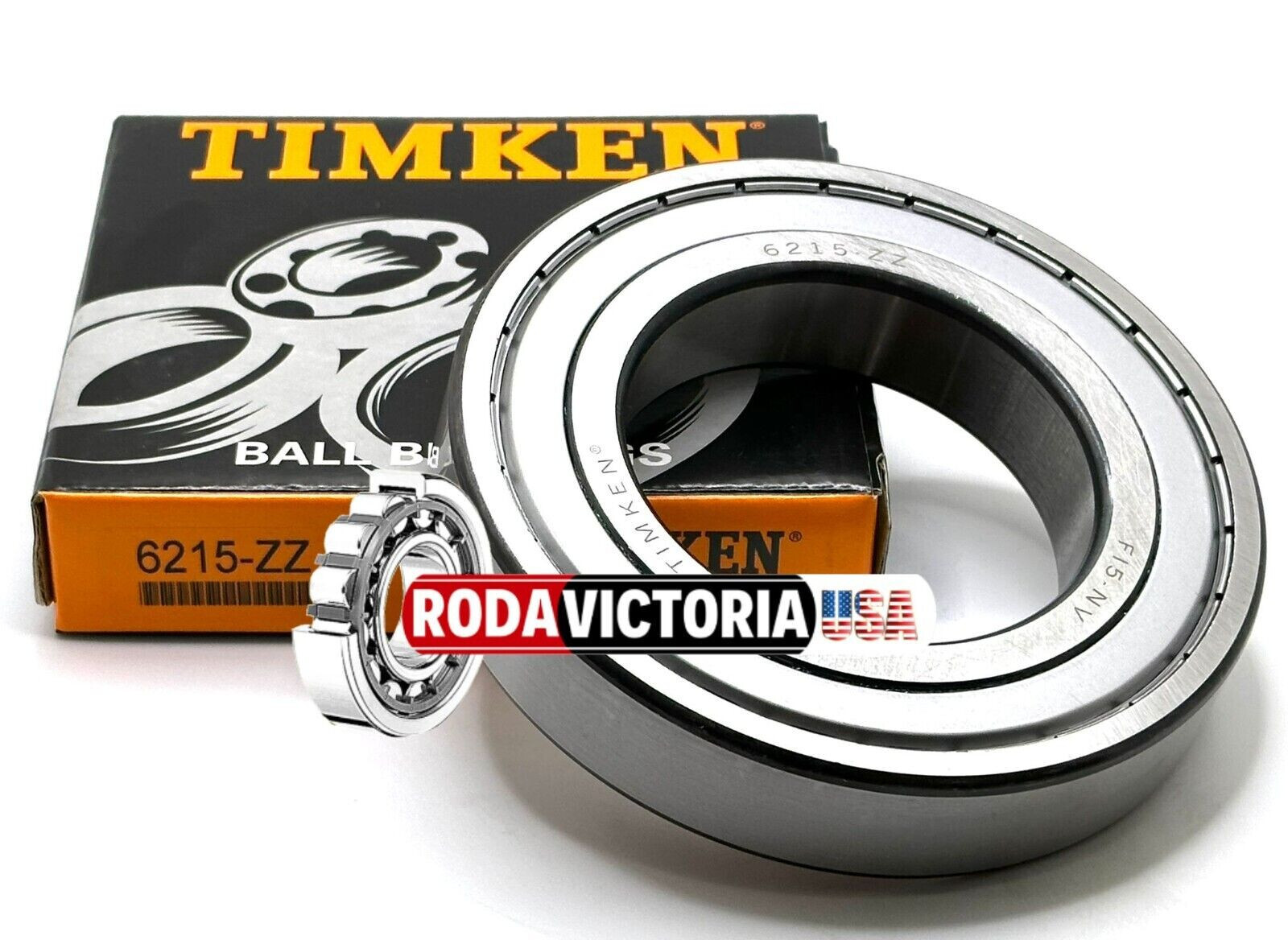 TIMKEN 6215 ZZ C3 DEEP GROOVE BALL BEARING, METAL SHIELDED 75x130x25mm