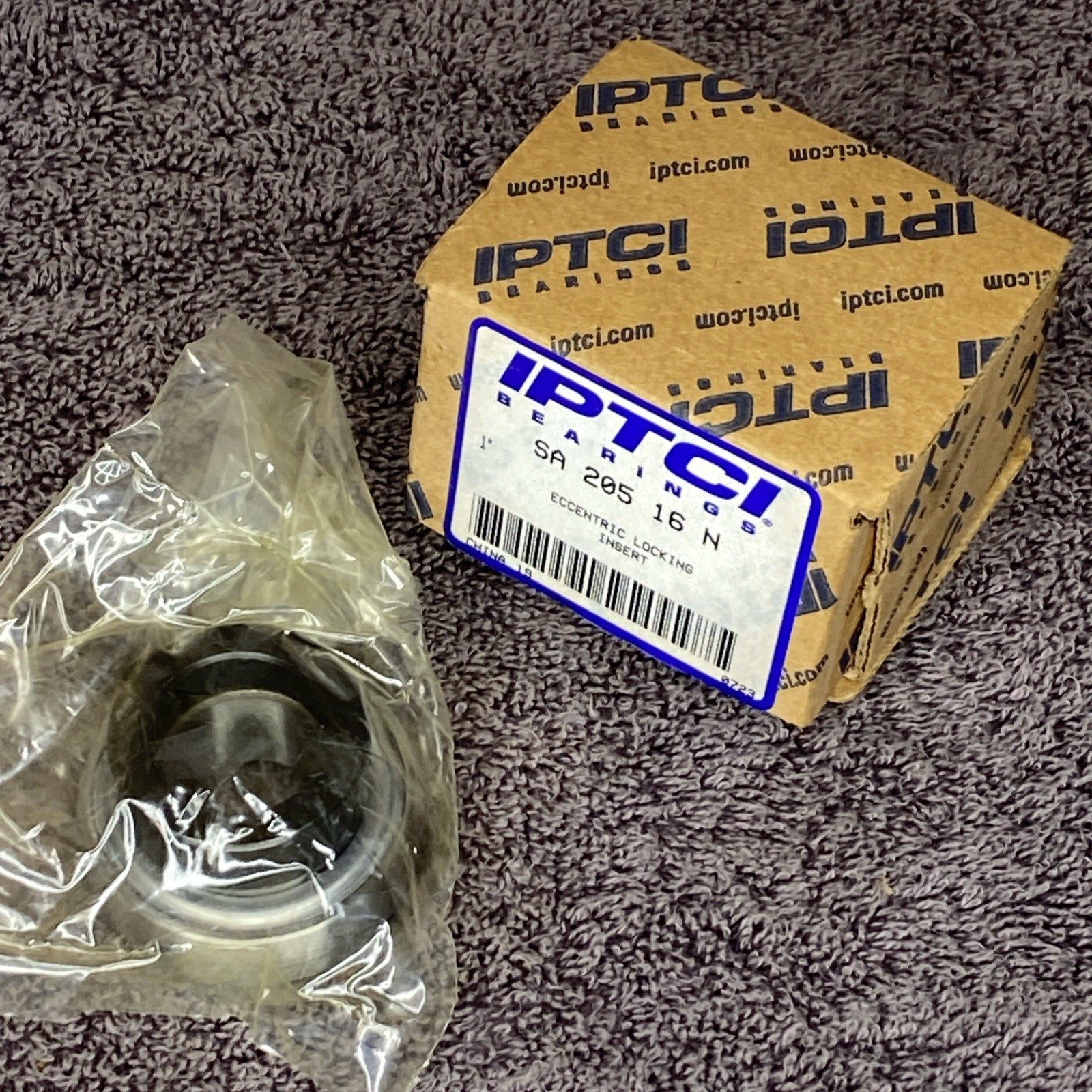 IPTCI SA205-16N Eccentric Locking Insert Bearing 1″ Bore