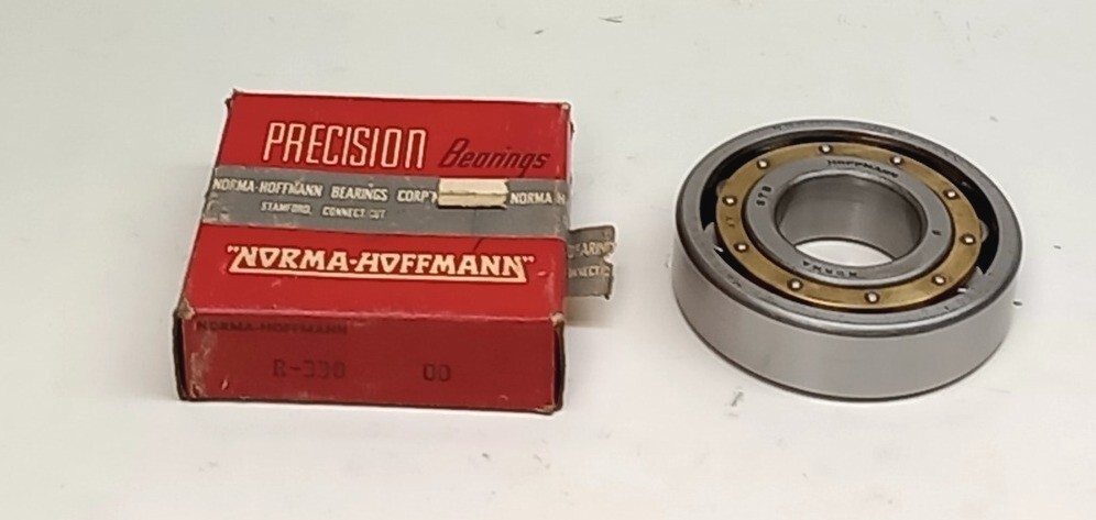 Norma Hoffmann R-330 Cylindrical Roller Bearing 30mm ID X 72mm OD X 19mm W R330