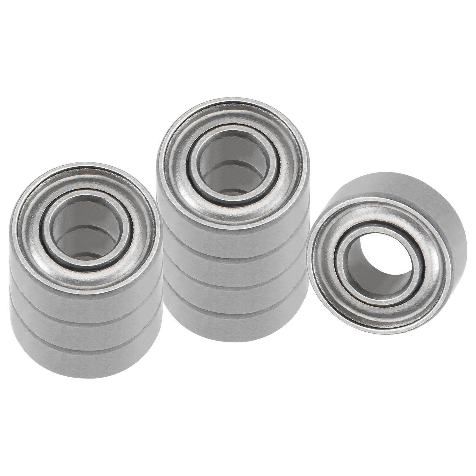 8pcs 683ZZ Deep Groove Ball Bearings – [3mm x 7mm x 3mm] Carbon Steel