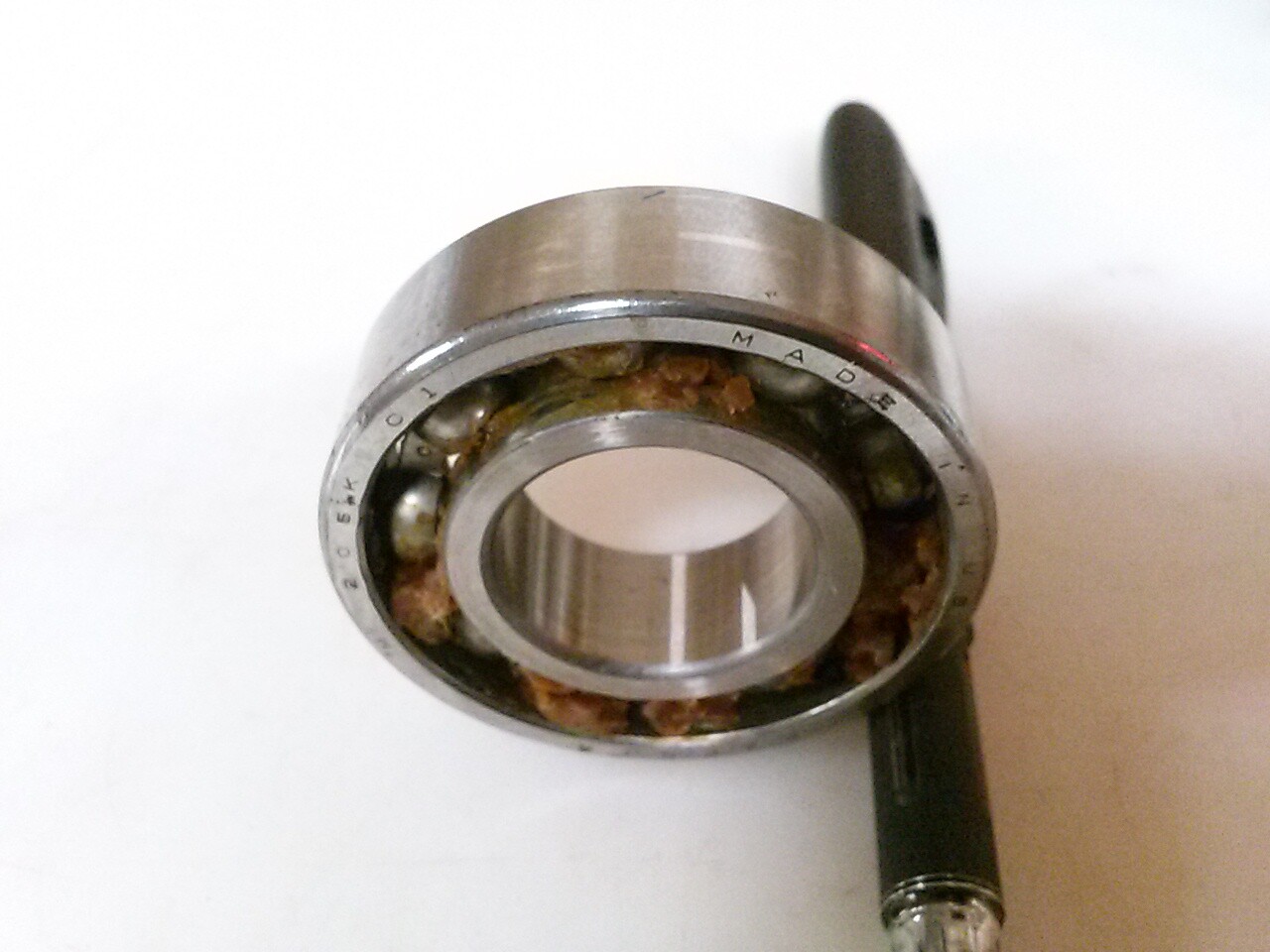 1/2 PAIR Fafnir RM205K DB ABEC 3 bearings, made in USA. Clausing 044-005 *