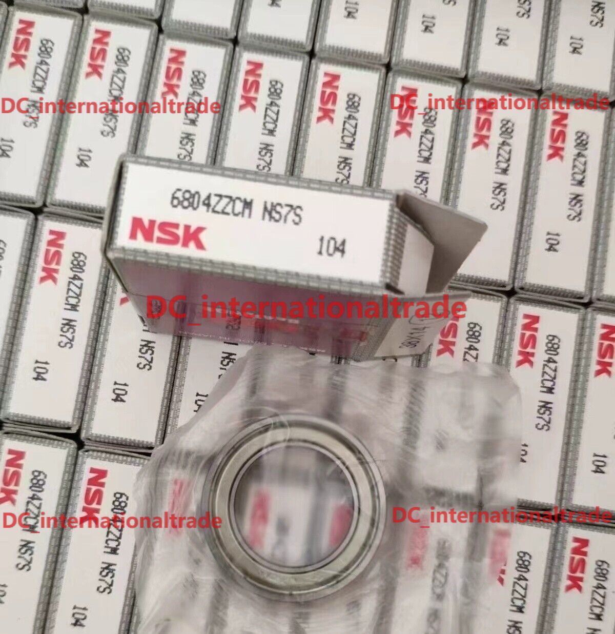 NEW NSK 6804ZZCM deep groove ball bearing 1PCS #DW