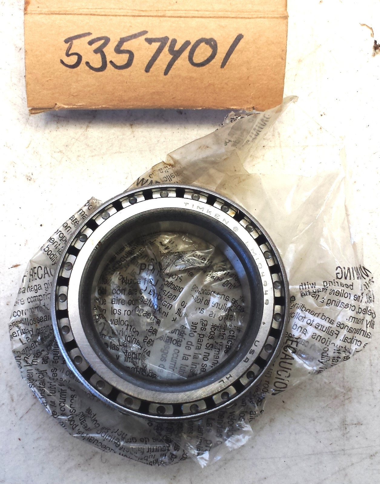 Timken USA Roller Bearing 5357401 Jeep SJ J-Series 74-91