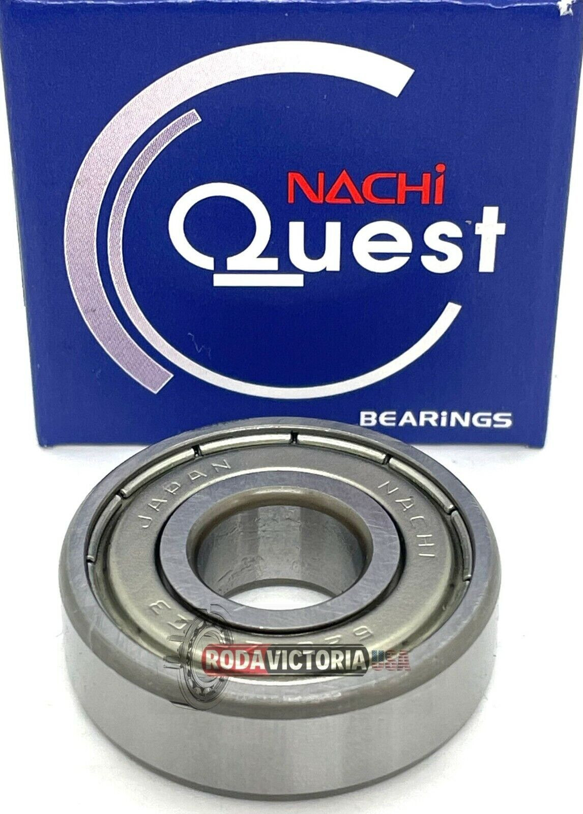 NACHI 6201 Z CM BALL BEARING, METAL SHIELDED ONE SIDE, OPEN ONE SIDE 12x32x10mm