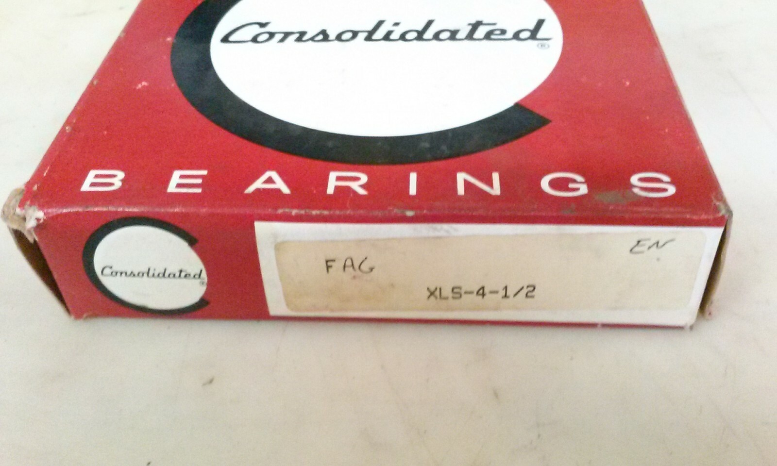 Consolidated XLS4-1/2 bearing, made in England. Brass cage. = XLJT4-1/2 *