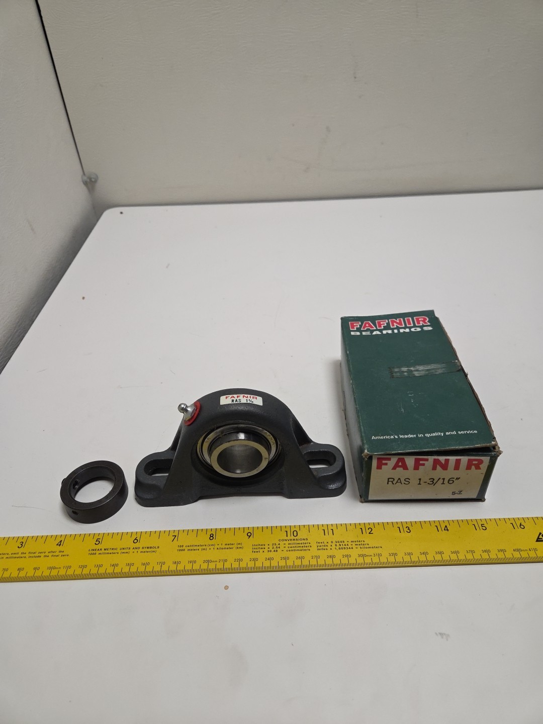 Fafnir RAS 1-3/16″ Pillow Block Ball Bearing NOS