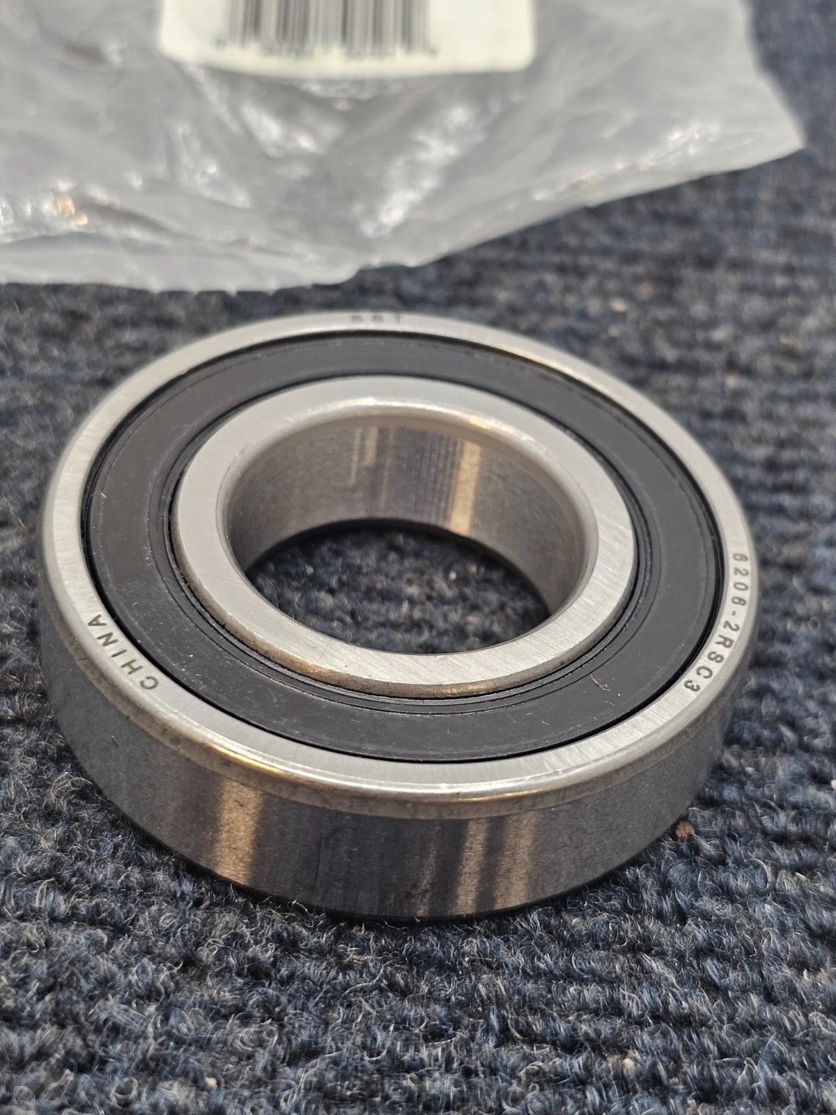 (QTY 6) Rotary 50191 Metric Bearing 30mm Bore x 62mm OD 6206-2RSC3