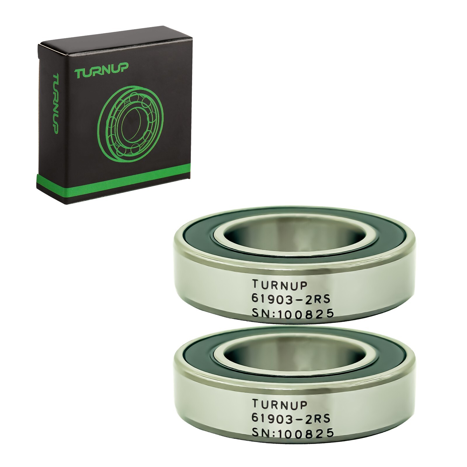 (2 PCS) 6903-2RS, 61903-2RS Ball Bearing 17x30x7mm 6903 2RS Rubber Sealed
