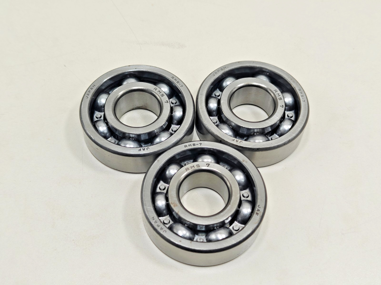 (Qty.3) RMS7 JAF Deep Groove Ball Bearing JAF RMS 7 / MS 9 / MJ 7/8 Lot of 3