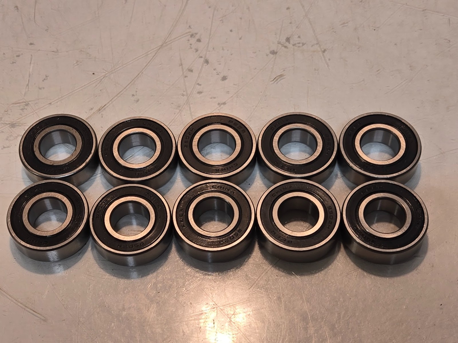 10 Quantity of Peer Ball Bearings 9502H | 1-3/8″ OD x 5/8″ Bore (10 Quantity)