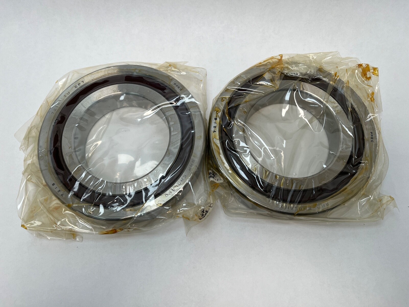 RHP 7218CTDULP4 Bearing 90x160x30mm 7218-C-T-DUL-P4 B7218X2TDULEP7 England 2 Pcs