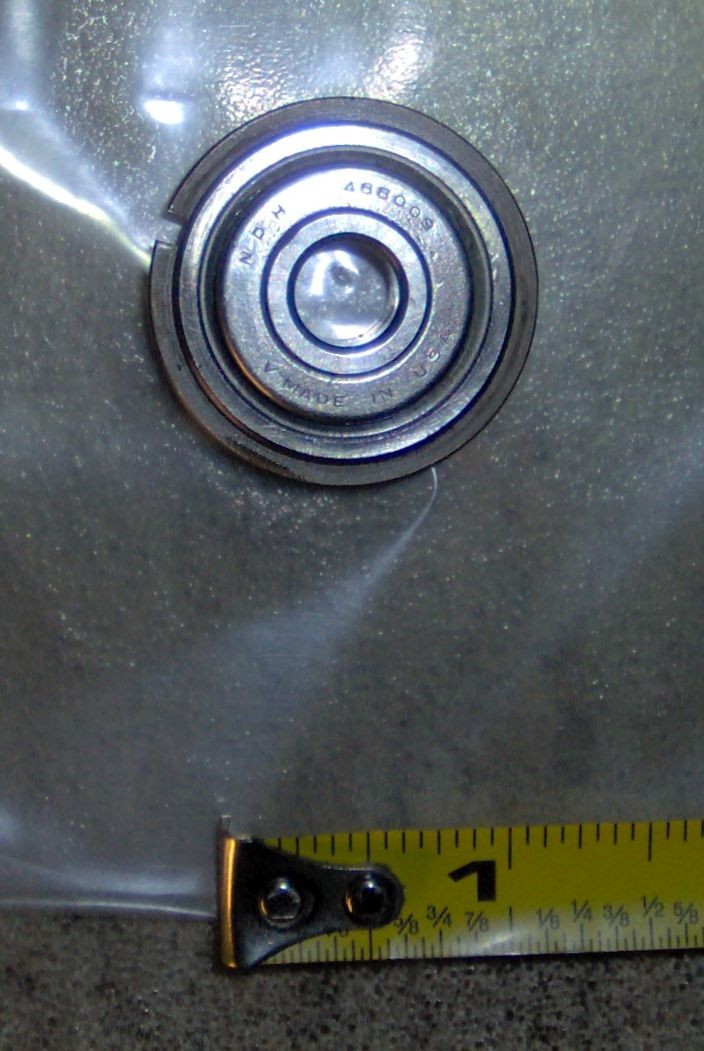 1 New Ball Bearing with Snap Ring NEW DEPARTURE Hyatt 488009