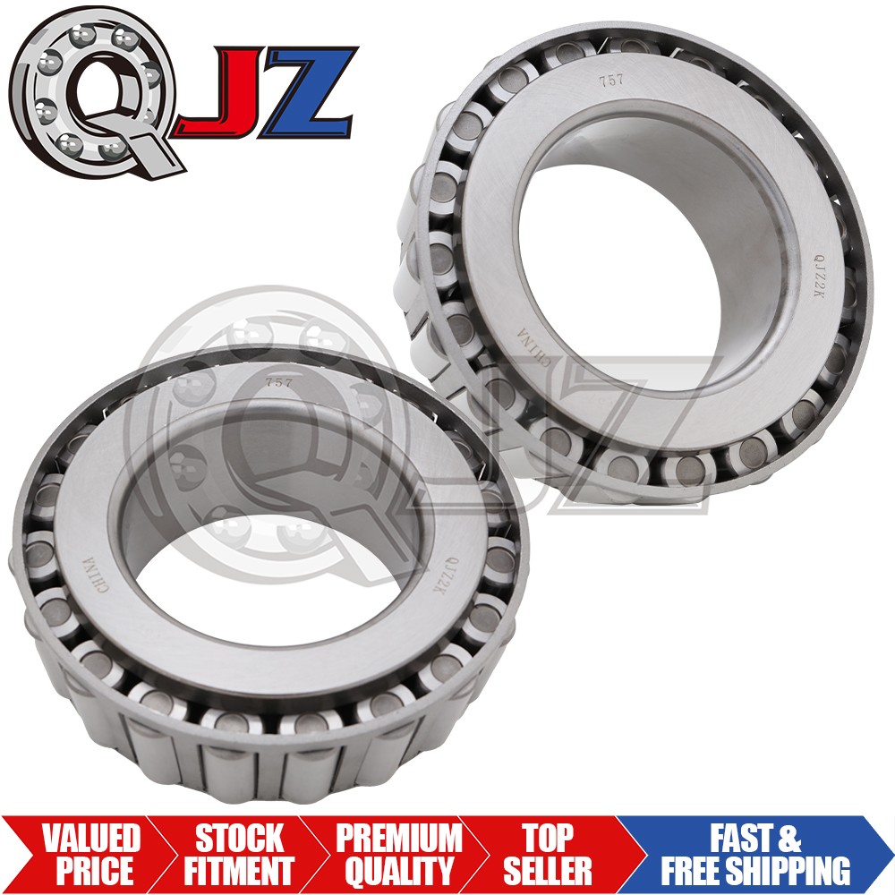 [2-Pack] 757 Tapered Roller Bearing Single Cone [3-1/4 in Bore x 1.9 in W]
