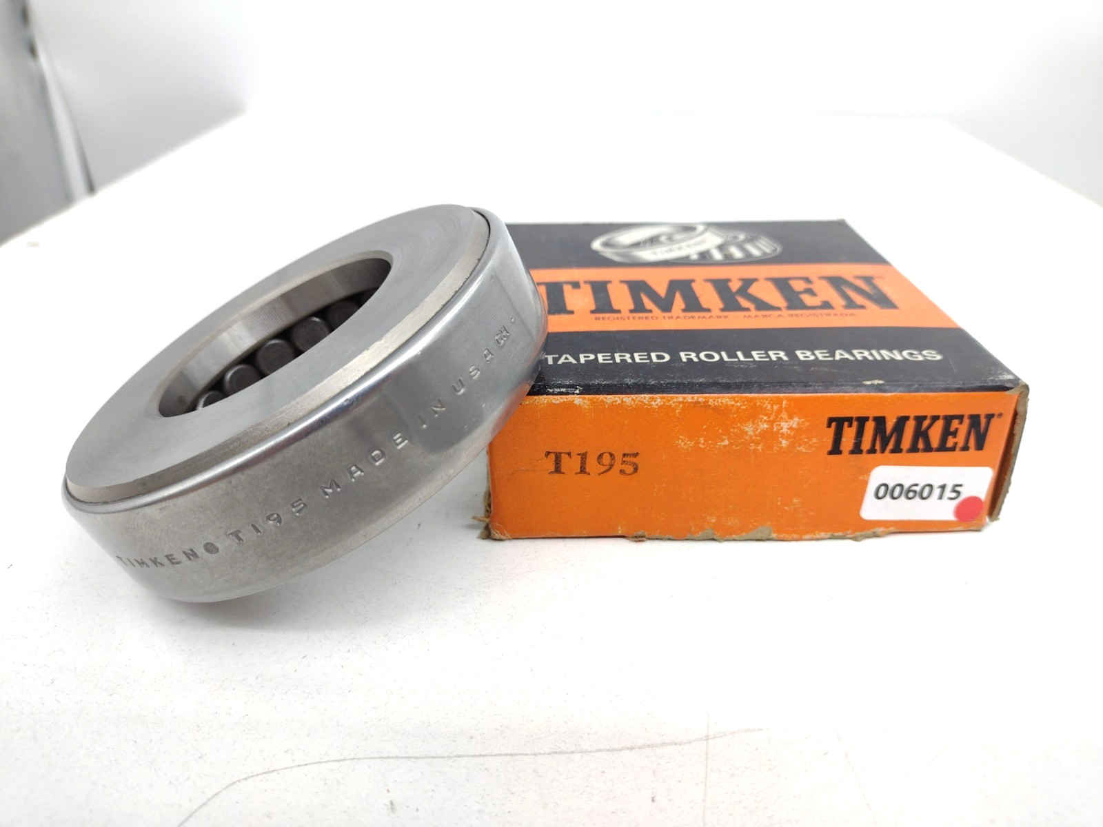 *** Timken T195 Thrust Tapered Roller Bearing 49.47mm Bore 93.40 mm OD