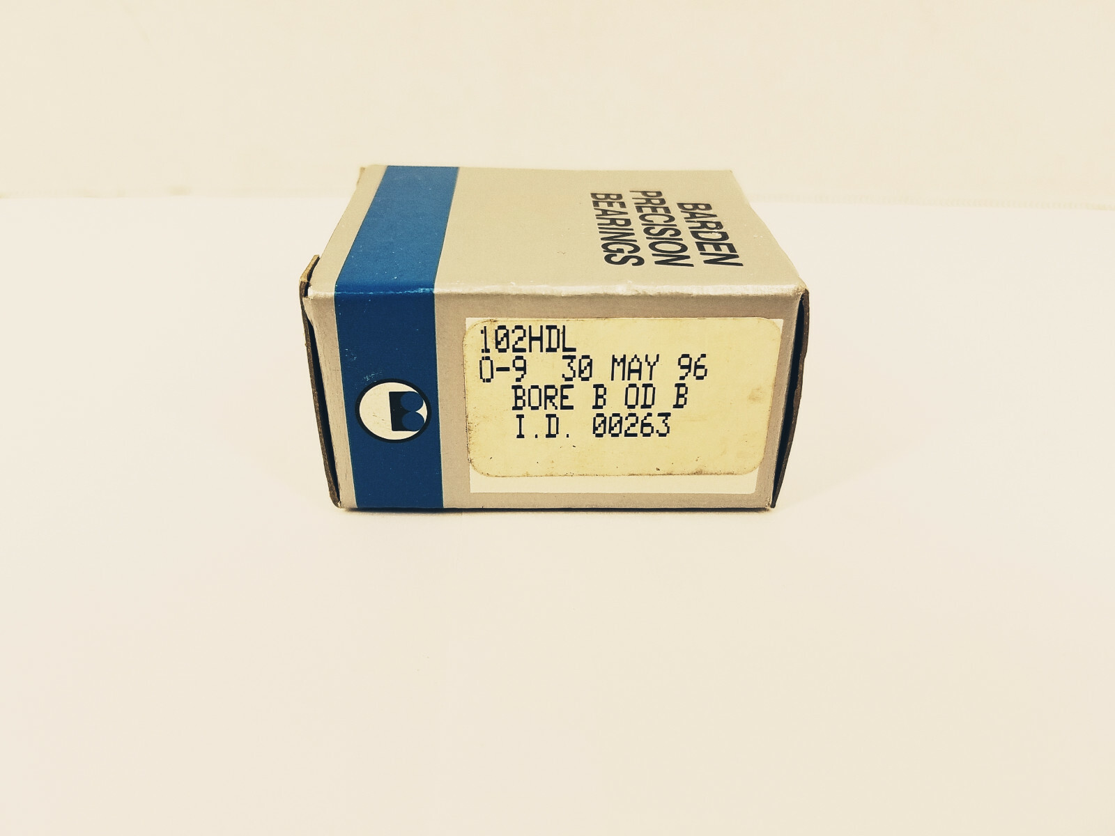 (Box of 2) Barden Precision Bearings 102HDL Angular Contact Ball Bearing – New