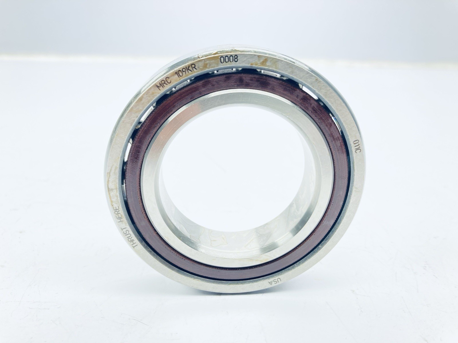 MRC 109KR Angular Contact Bearing 45mm-Id 75mm-Od 16mm-Width 15° 109KR-BKE