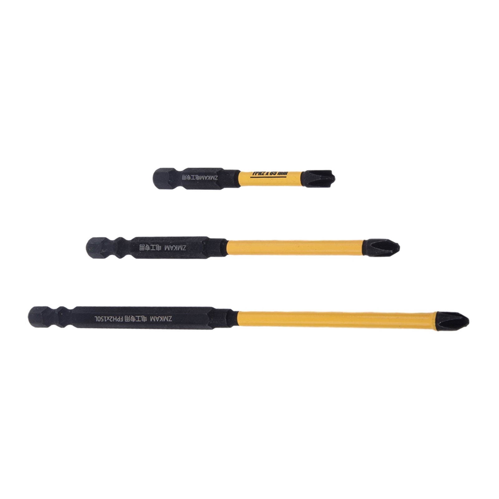 Rust Resistant Magnetic Screwdriver Bit Set FPH2 for S 2 Alloy Steel 65 110