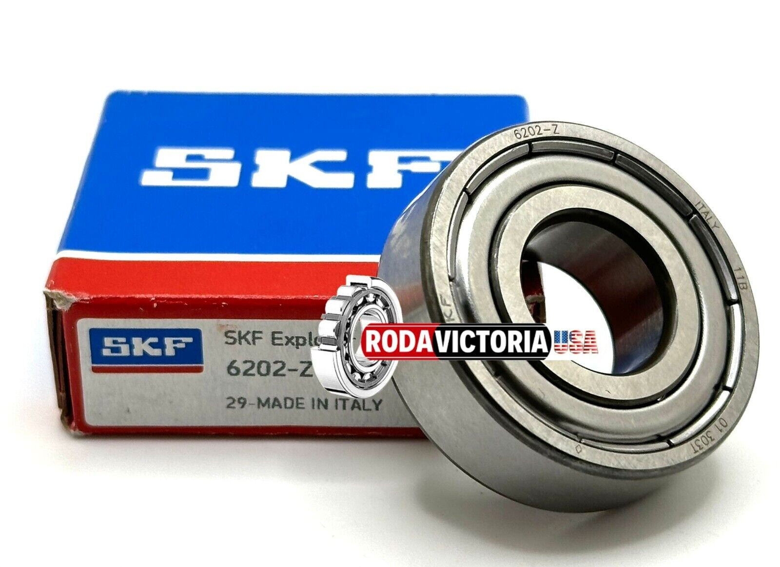 SKF 6202 Z BALL BEARING, METAL SHIELDED ONE SIDE 15x35x11mm