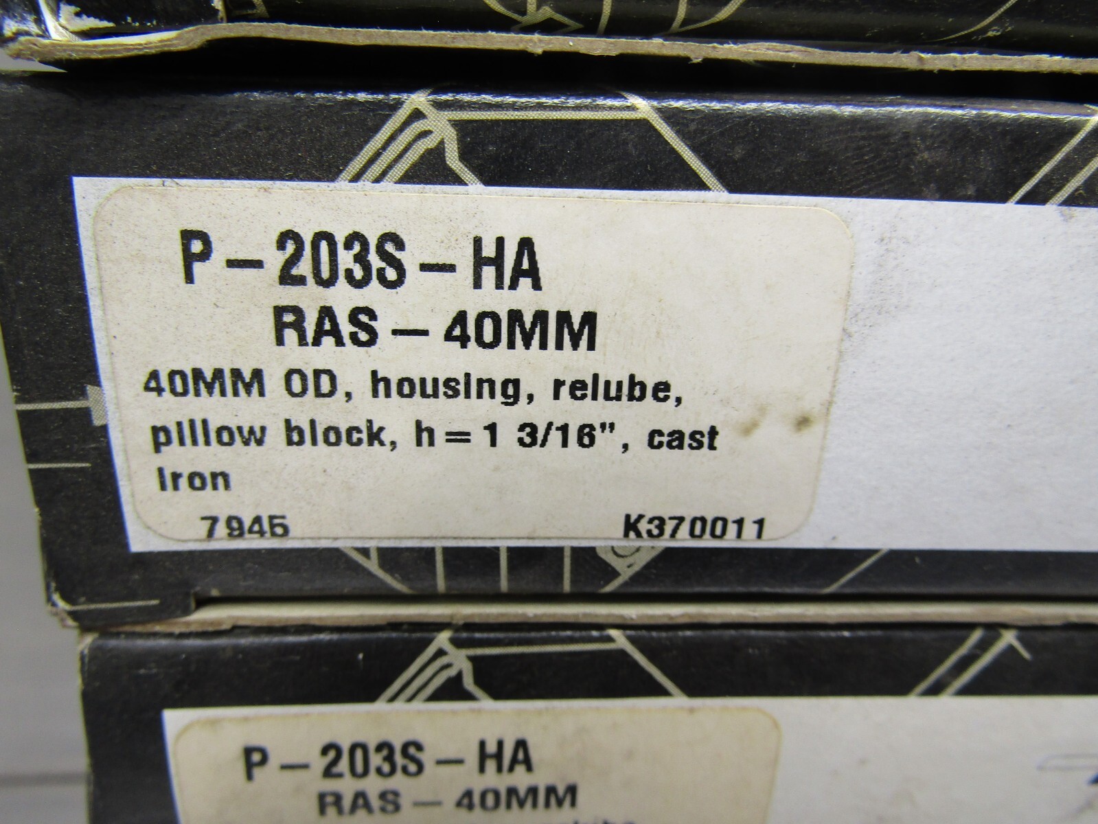Peer P-203S-HA RAS 40mm Housing Unit Lot of 10!