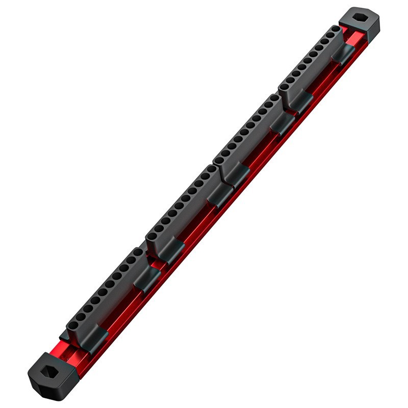 Magnetic Screwdriver Bits Holder Rack Aluminum Alloy 40 Slots Organizer