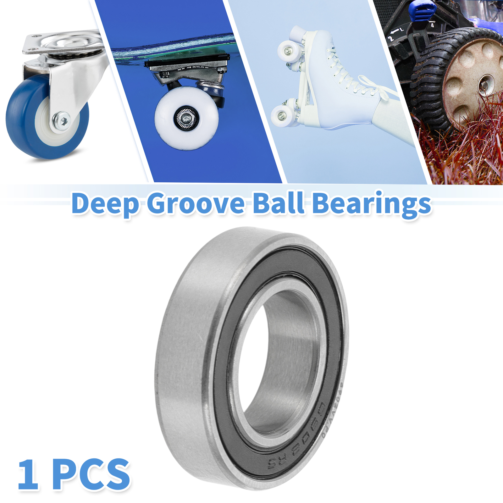 6902VV Deep Groove Ball Bearings P0 15x28x7mm 1 Pc Scooter Skateboard Wheel