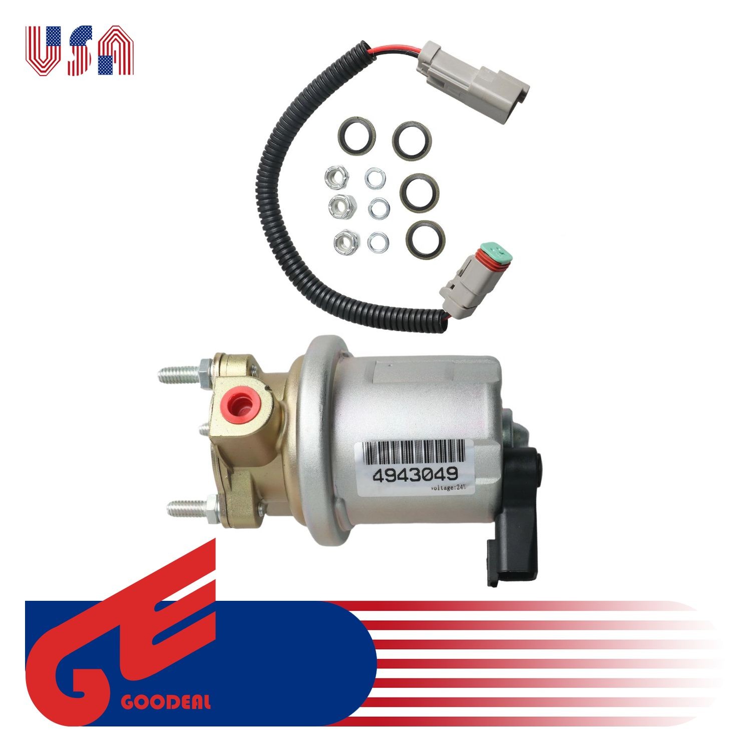 New 24V Fuel Lift Pump for Cummins 6B 5.9L QSB5.9 QSB Engine 5362274