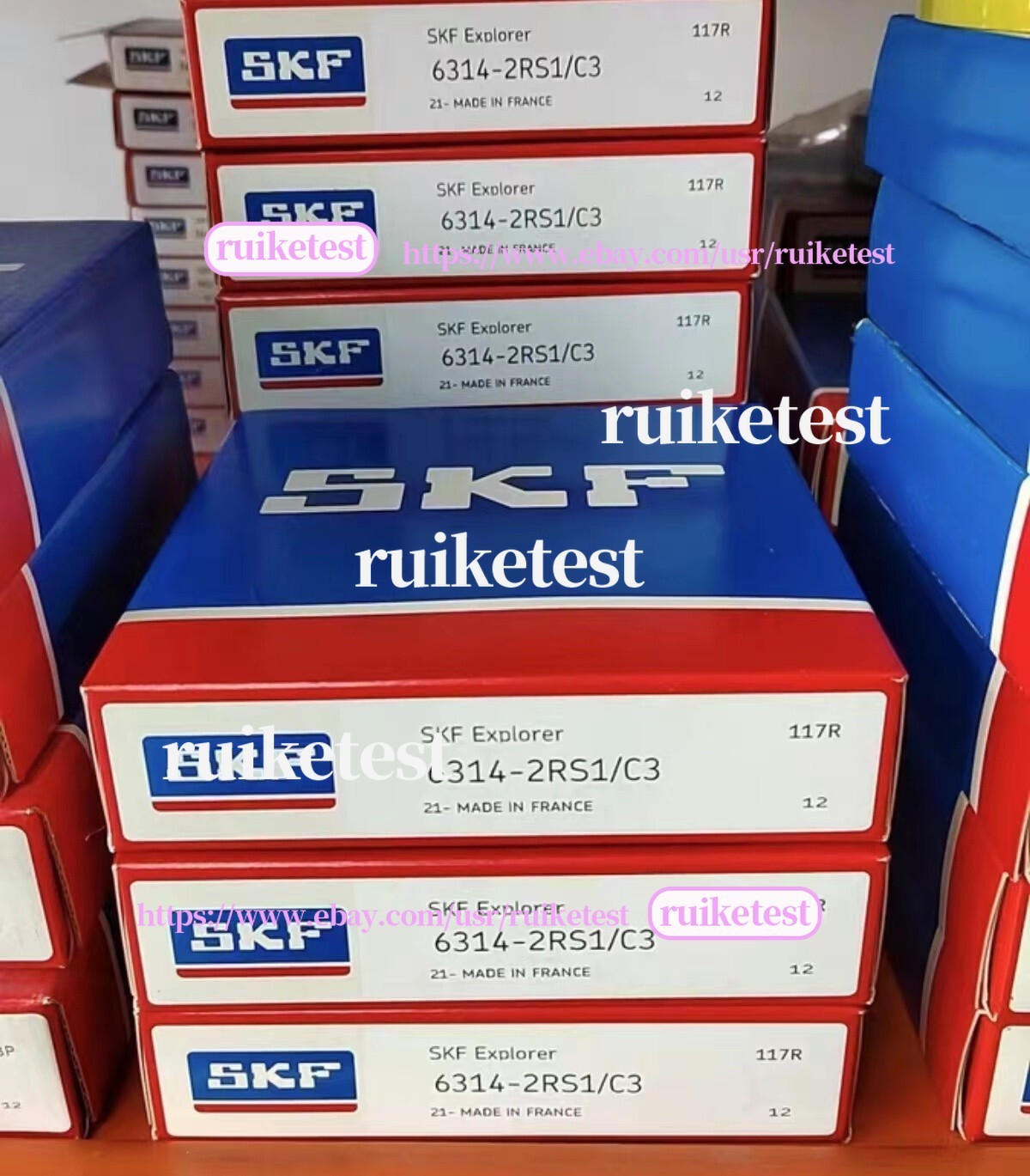 1PC NEW SKF 6314-2RS1/C3 Deep Groove Ball Bearing Quality assurance
