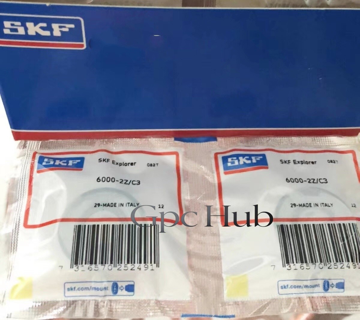 4PC New SKF 6000-2Z/C3 Deep Groove Ball Bearing 10x26x8mm Fast shipment