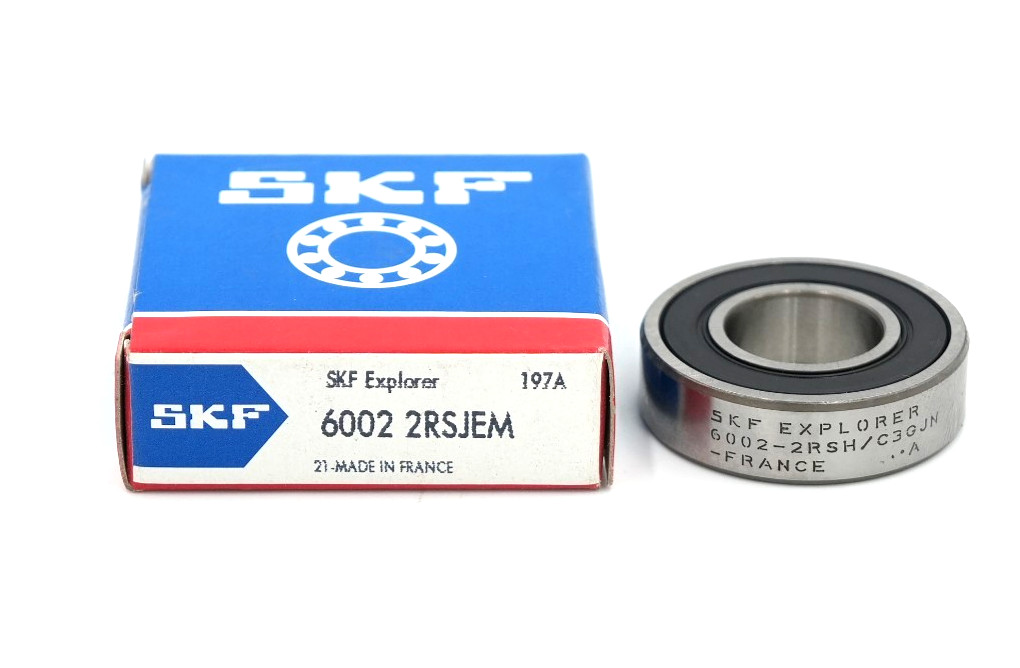 SKF 6002 2RSJEM Double Sealed Ball Bearing 15mm x 32mm x 9mm – Fast Shipping!