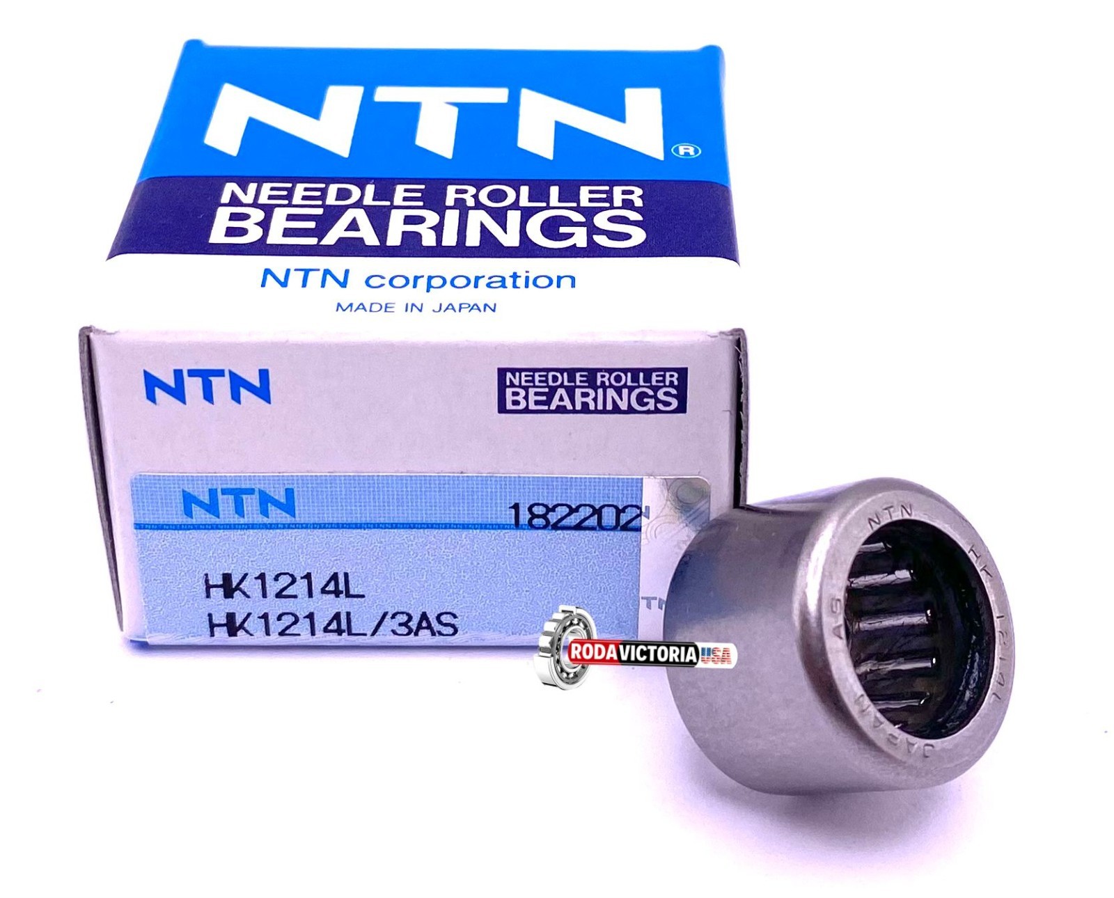 NTN Japan HK1214 L 3AS Drawn Cup Needle Roller Bearing 12x18x14 mm