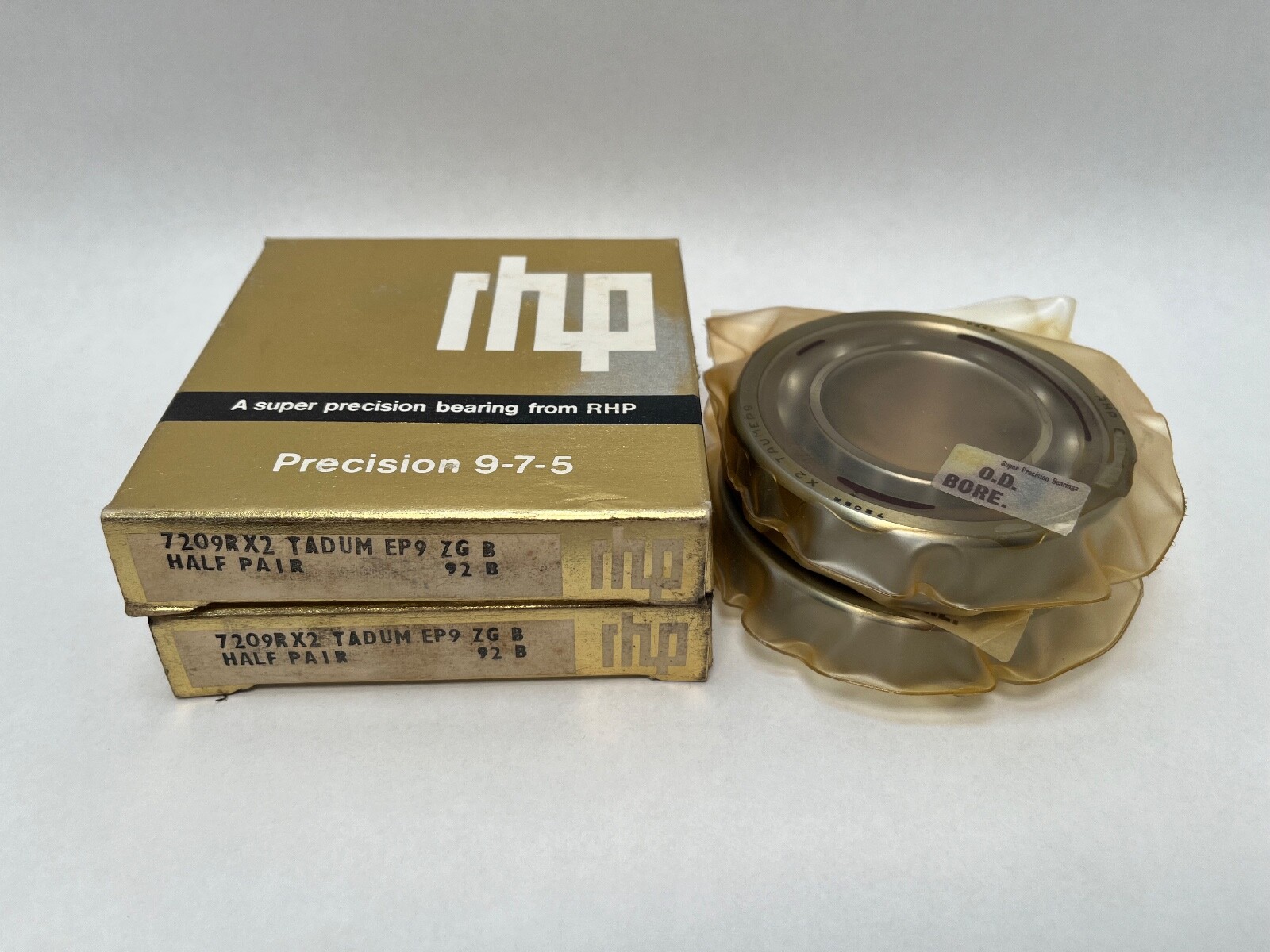 RHP 7209RCTDUMP2 Bearing 7209-R-C-T-DUM-P2 7209RX2TADUM 45x85x19 mm 2Pcs