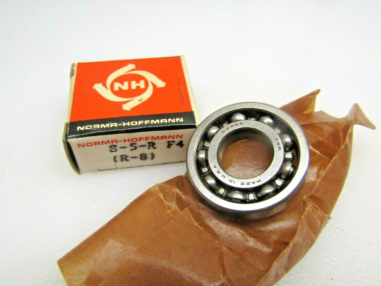 Norma Hoffman Made in USA R-8 R8 1/2″ X 1-1/8″ X 5/16″ Open Bearing