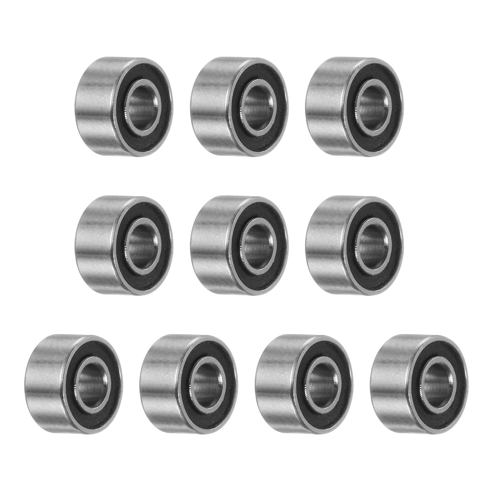 10pcs MR52-2RS Miniature Ball Bearings 2x5x2.5mm Rubber Sealed Bearings