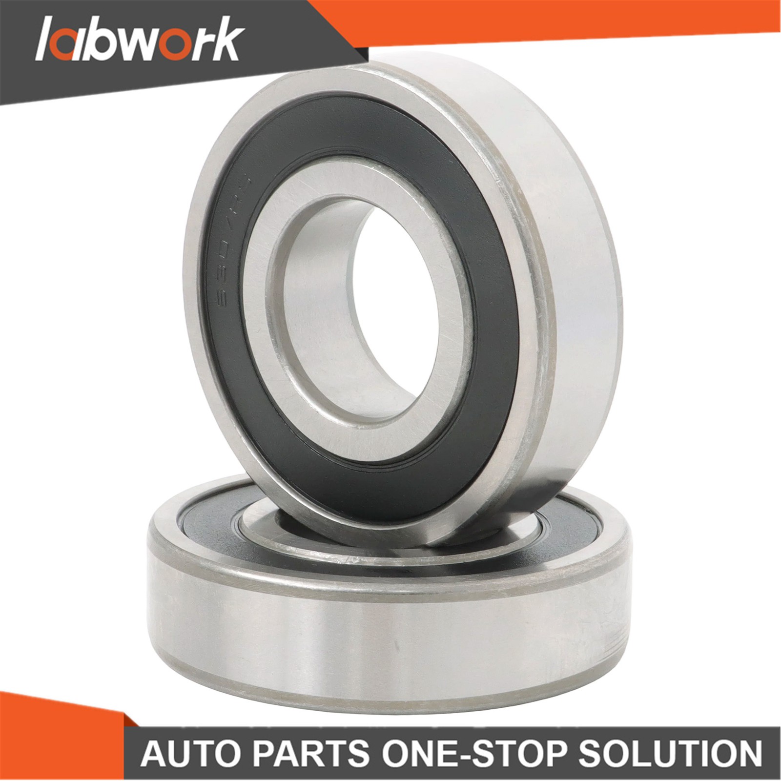 Labwork 6307-2RS Bearings 2 Pack 35x80x21mm Premium Rubber Seal Low Noise