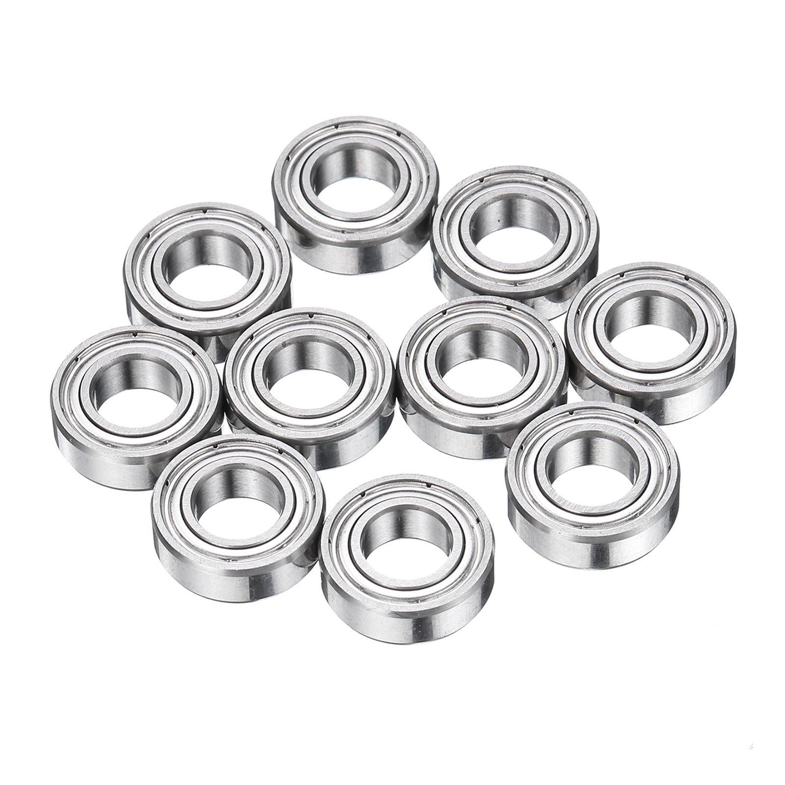 10pcs MR126ZZ Bearings 6x12x4mm Chrome Steel Mini Bearing Double Shielded, ABEC5