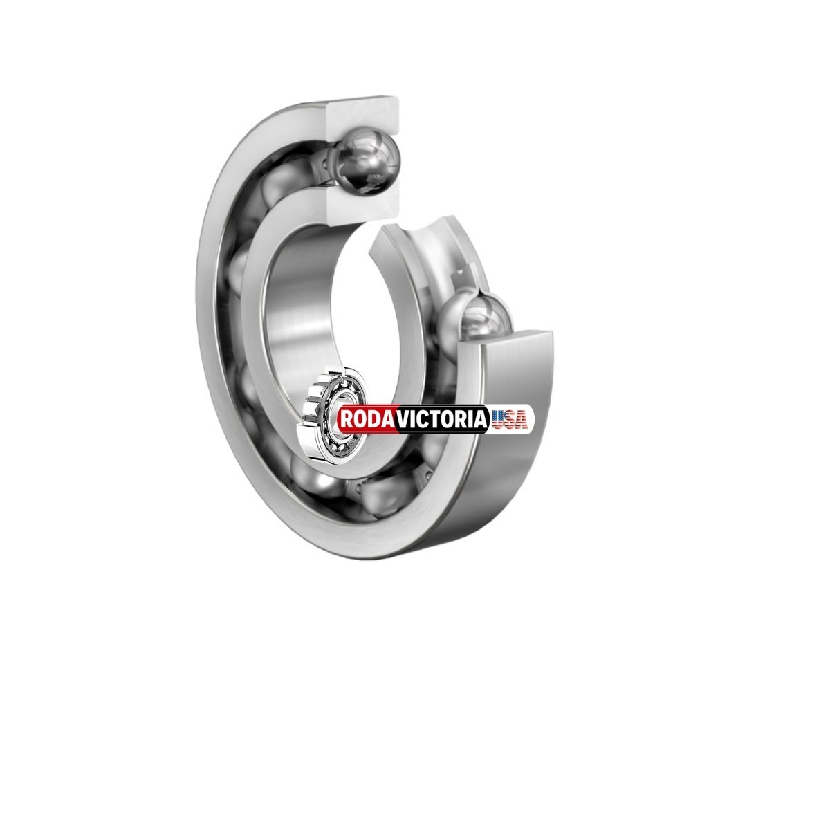 FAG 6412 Deep Groove Ball Bearing, Open Type, No Seals 60x150x3.5 mm