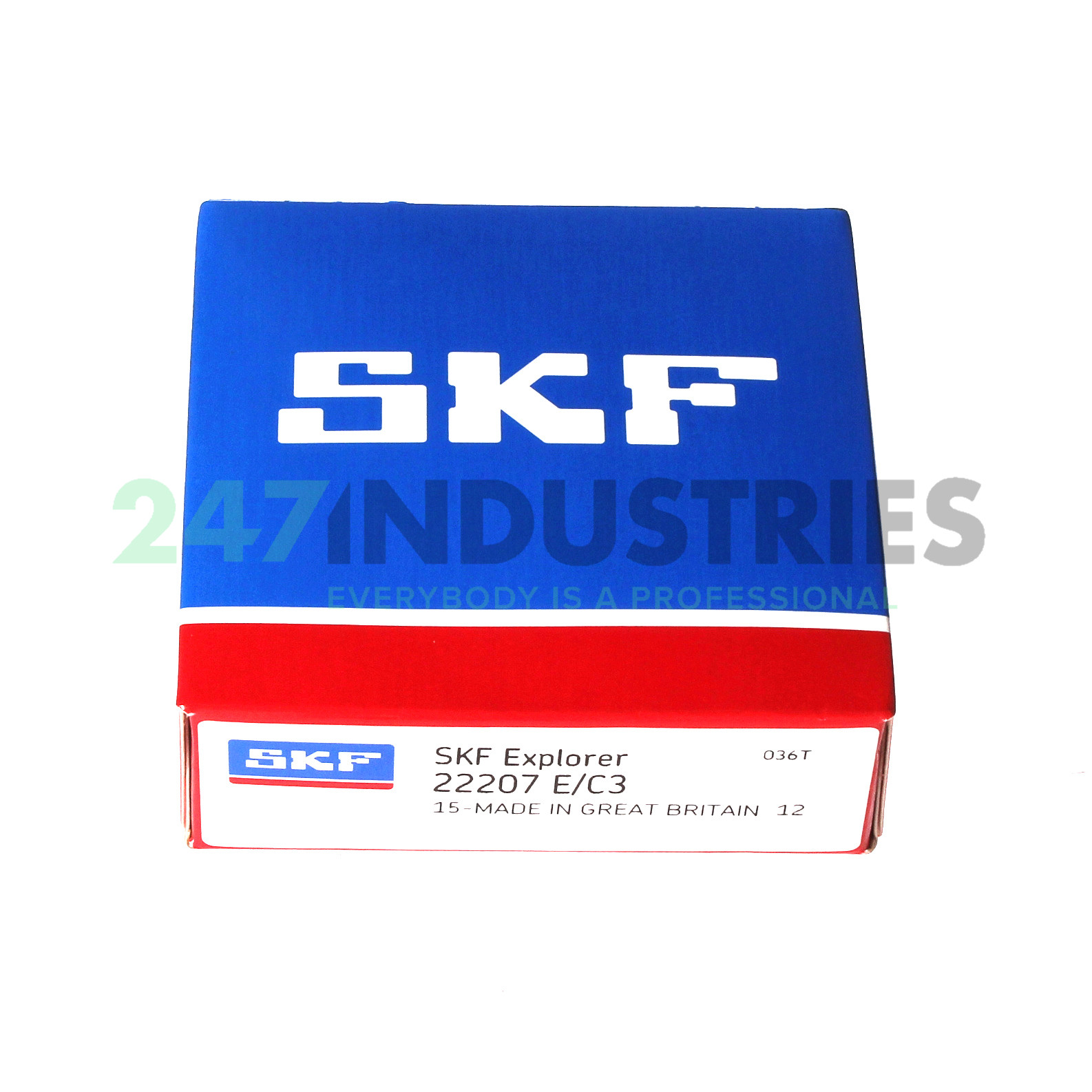 22207E/C3 SKF 35 x 72 x 23 mm SPHERICAL ROLLER