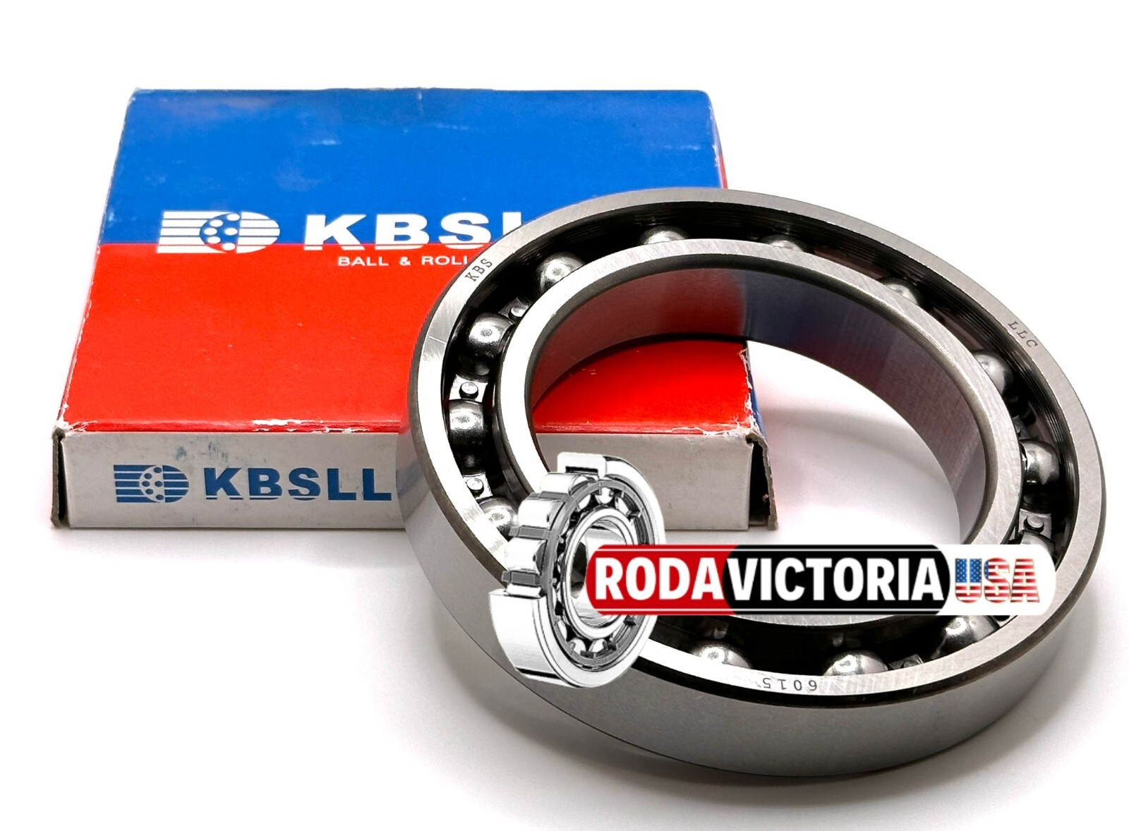KBS 6015 DEEP GROOVE BALL BEARING, OPEN, NO SEALS 75x115x20mm