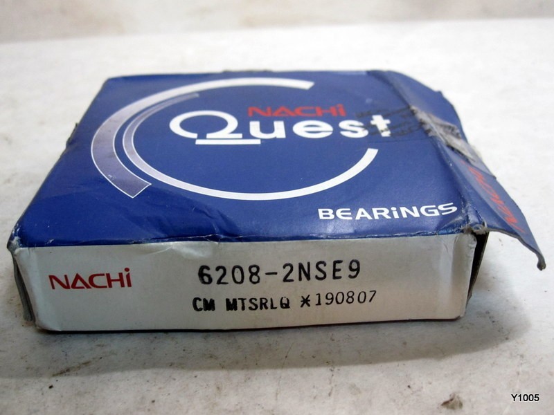 6208-2NSE9 CM NACHI Brand Rubber Seal Ball Bearing 40x80x18 6208 2RS 6208RS
