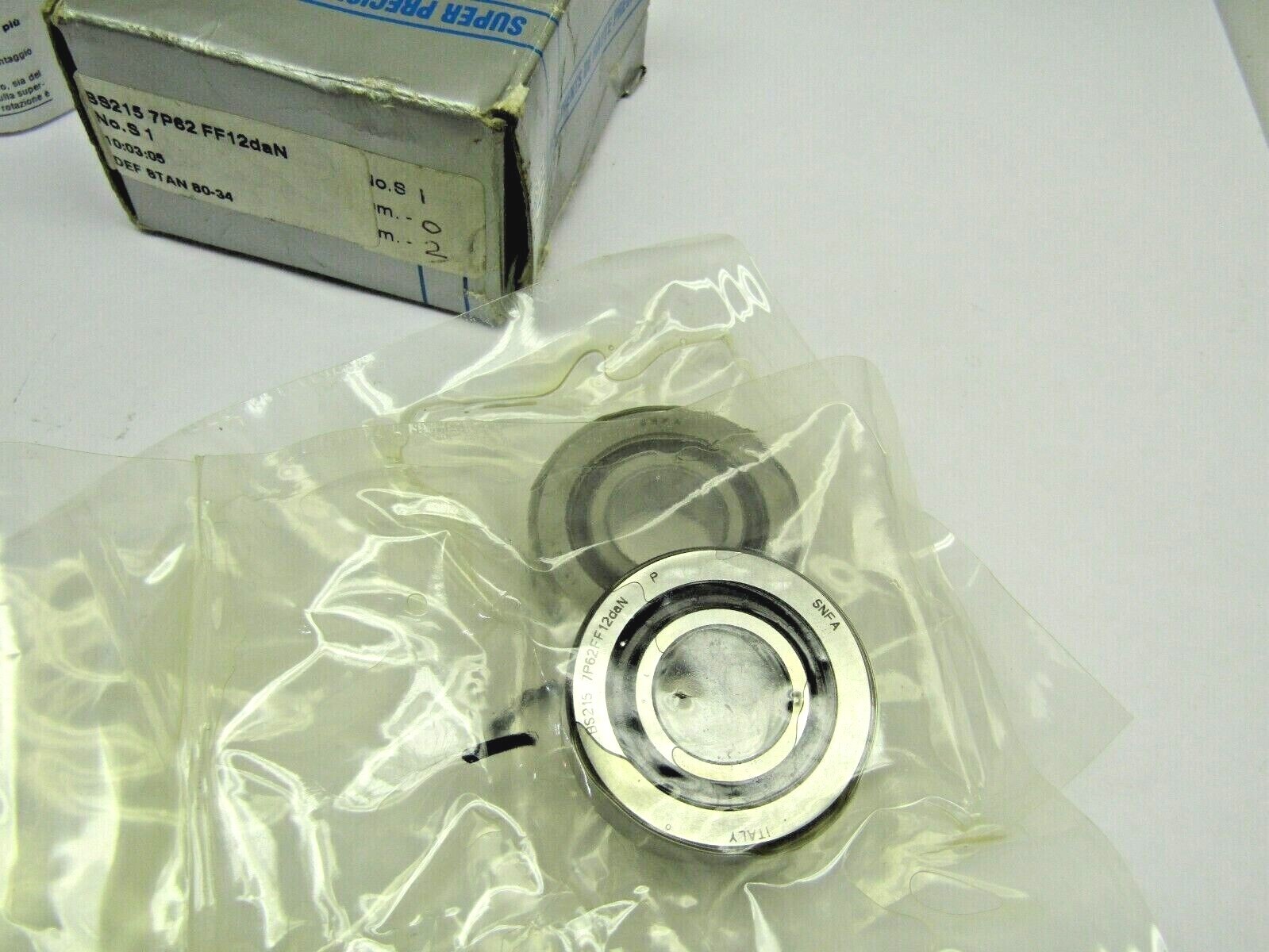SNFA BS215 7P62 15mmX 35mm X 11mm Super Precision 2 Bearing Set BSA202CGA